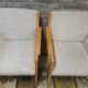 Paire de fauteuils laine bouclette 1970