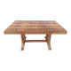 Art Deco table in walnut veneer