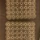Ceiling light, square wall light in chiseled glass