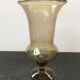 Biot style vintage bubble glass standing vase