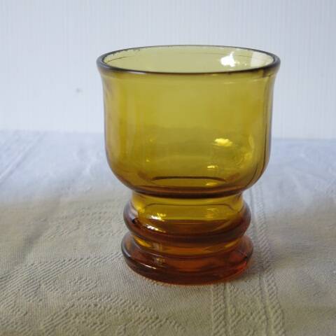 4 verres ambré Pernod