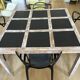 Slate and wood table