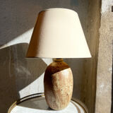 Stoneware foot lamp
