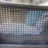 1950s vintage wooden armchair and caning