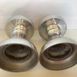 Pair of silver candle holders