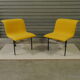 Pair of chairs wave - design Gianni Offredi - publisher Saporiti Italia - 1970