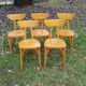 Set of 5 chairs bistro, 1970