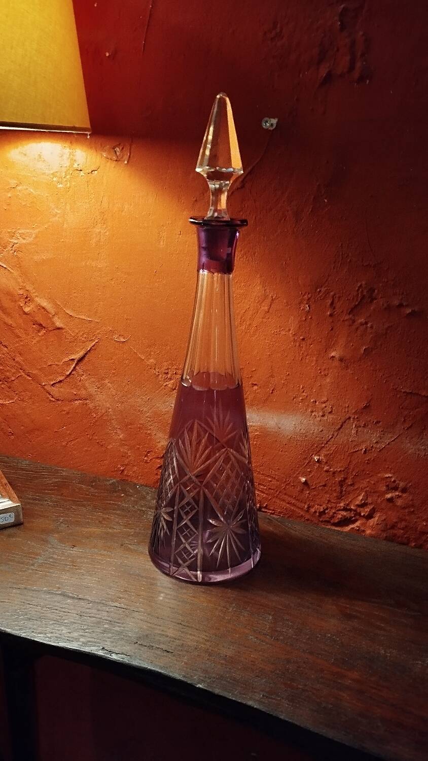Bohemian crystal carafe