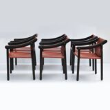 Ensemble de 6 chaises modèle 905 par Vico Magistretti