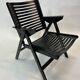 Niko Kralj Slovenian Rex Plywood Folding Chair for Stol 1950s in Black