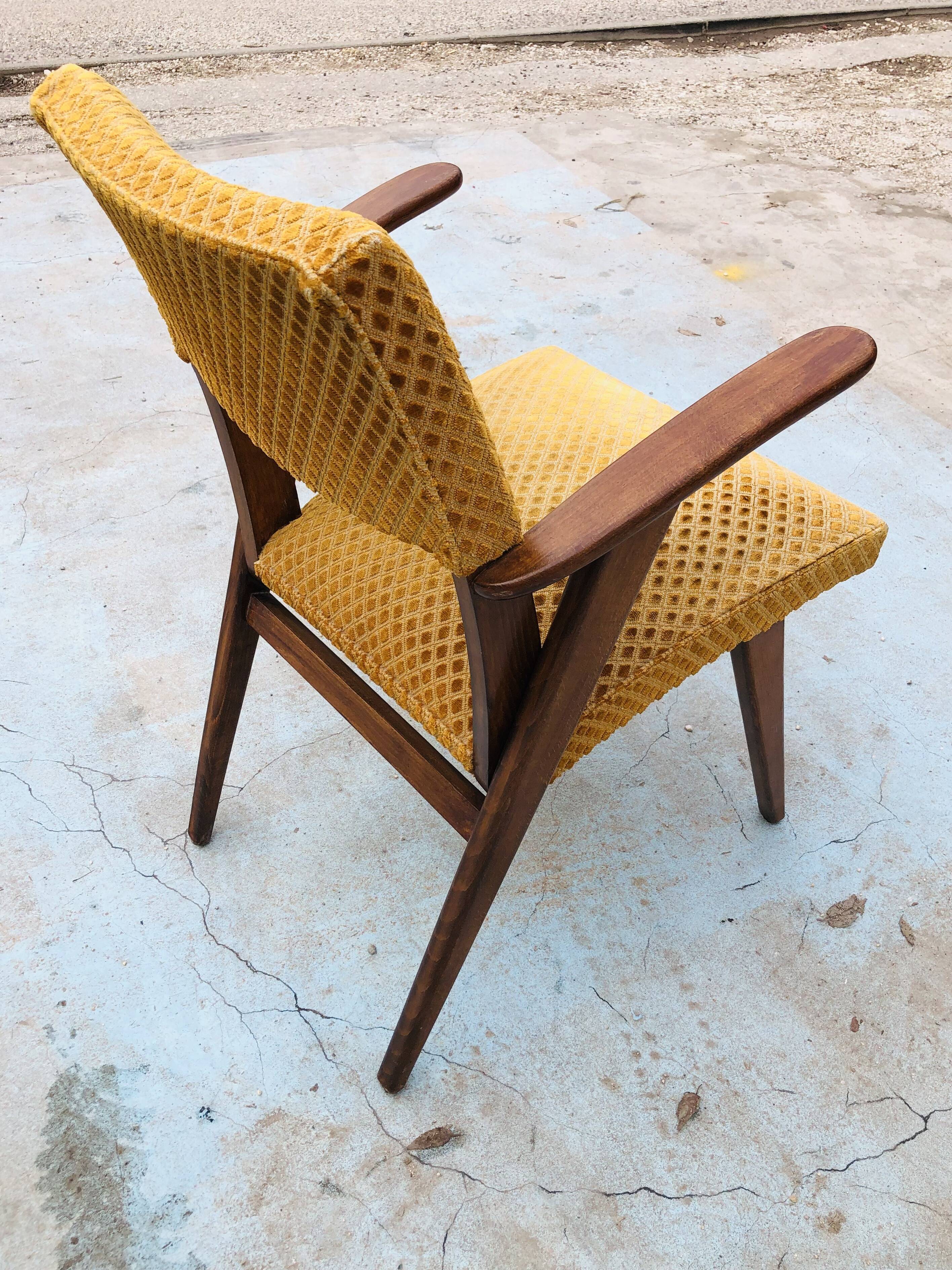 Scandinavian inspired 50s bridge armchair