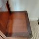 Step ladder side table in cherry wood and brass - Roche Bobois