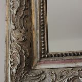 Antique silver mirror 62x82cm