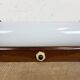 Industrial Brown Bakelite Wall Light with Milk Glass, 1950s