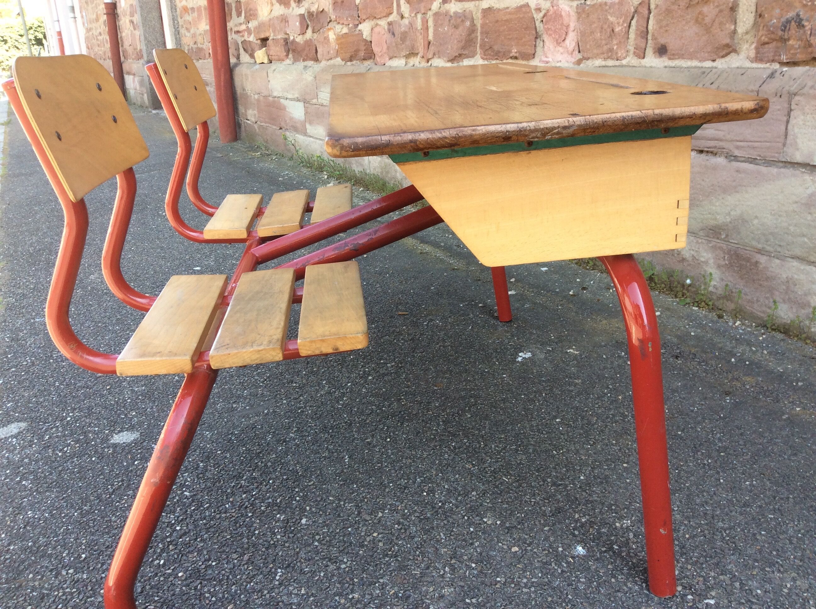 School desk vintage