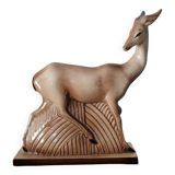Art Deco ceramic doe