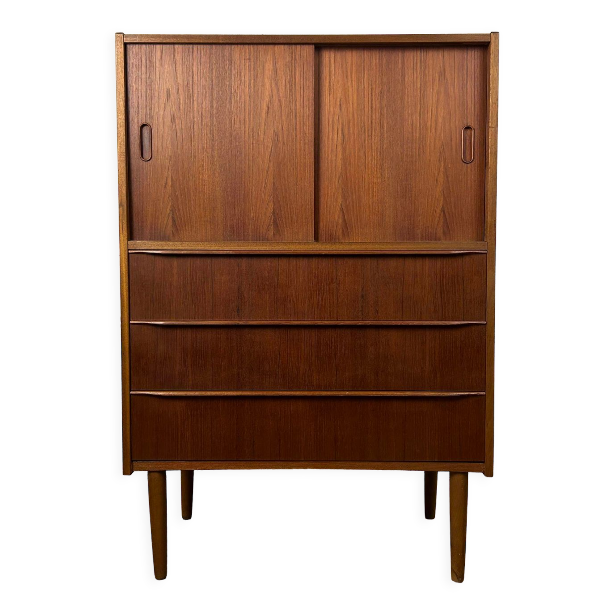 Vintage Scandinavian teak sideboard, 60s