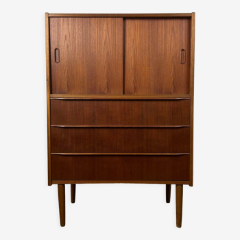 Vintage Scandinavian teak sideboard, 60s