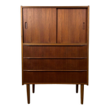 Vintage Scandinavian teak sideboard, 60s