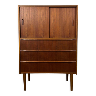 Vintage Scandinavian teak sideboard, 60s