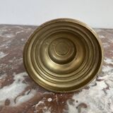 Hand candle holder, cellar rat, brass, gilded, gold, handle, 1950s, decoration, chic, decor, room