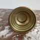Hand candle holder, cellar rat, brass, gilded, gold, handle, 1950s, decoration, chic, decor, room