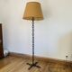 Large Brutalist Iron Floor Lamp