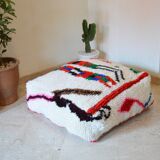 Pouf tapis marocain azilal
