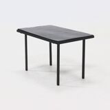 Minimalist Steel and Slate Side or Coffee Table 1960s