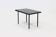 Table d'appoint ou table basse minimaliste en acier et ardoise des années 1960