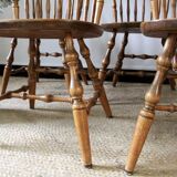 Western style wooden chairs