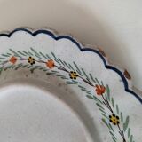 Covered cheese dish in Quimper earthenware – late 19th, early 20th century