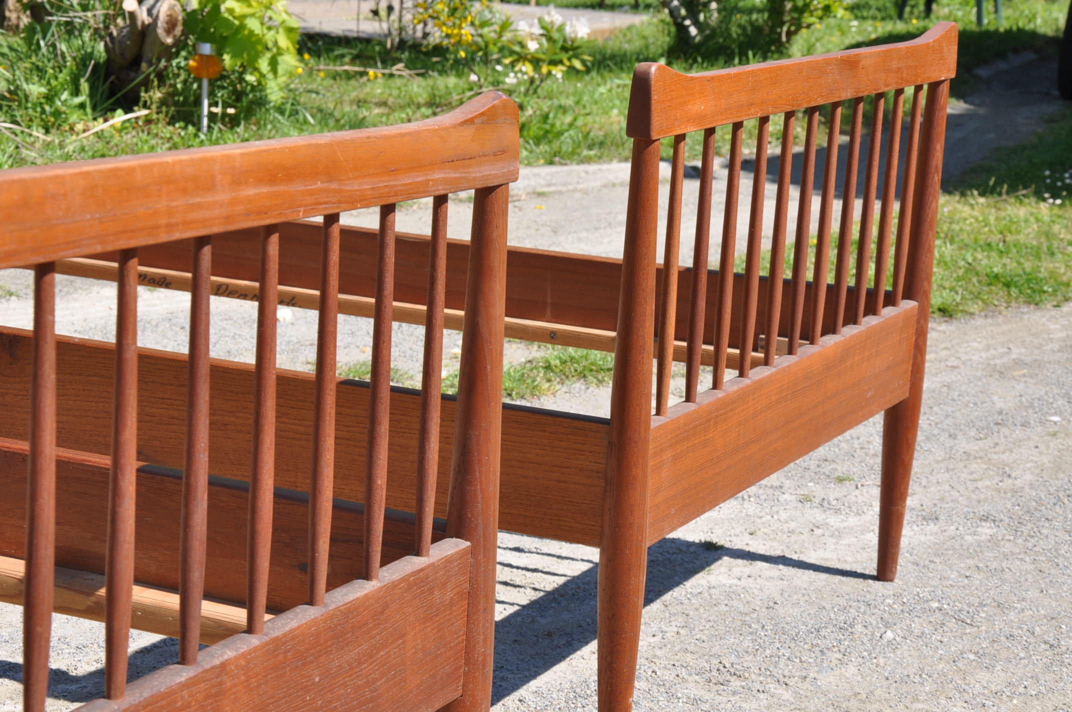 Pair of Scandinavian beds