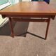 Scandinavian teak dining table with extension 6 to 10 people Henning Kjaernulf