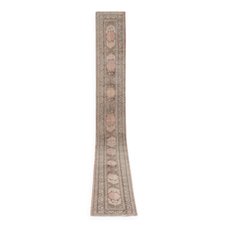Vintage Turkish Oushak Rug Handwoven 70x673 cm