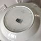 Set of 6 hollow plates Terre de Fer mismatched late nineteenth