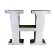 Lettre métal H