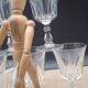 Set 8 grands verres vin cristal Baccarat Lauzun