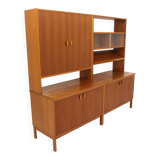 Bibliothèque scandinave en teck, Ulferts, Suède, 1960