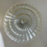 Small hobnail glass hanging lamp