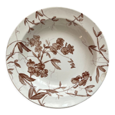 Hollow dish in iron earth sweet peas, Creil and Montereau