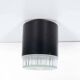 Vintage glass ceiling lamp from the 1960s.