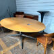 Large Oval Table or Florence Knoll Desk