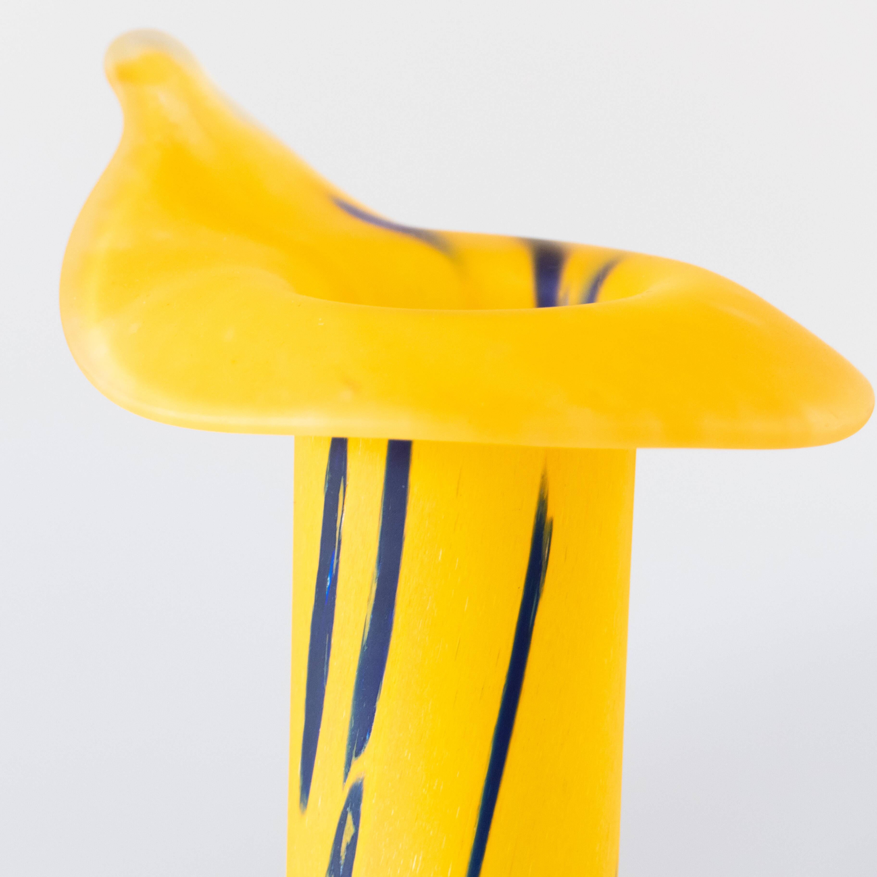 Art Nouveau vase in glass paste late nineteenth century