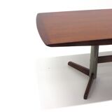 Vintage coffee table made of teak with metal made in the 60s