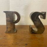 Pair of Antique Salt and Pepper Shakers Silver Plated Metal Salt and Pepper Shakers Vintage