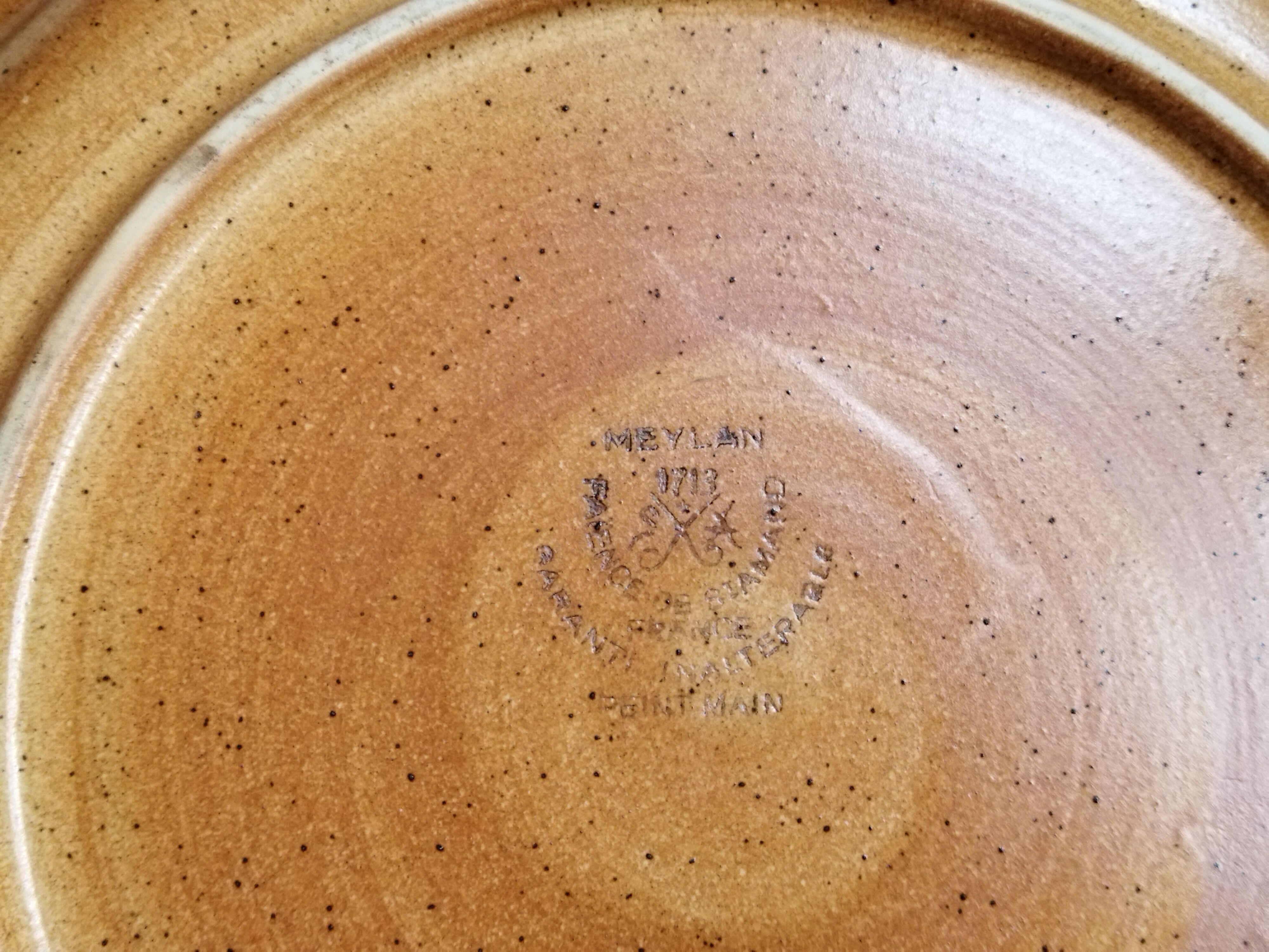 Round hollow dish "Meylan" St Amand