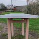 Table de cuisine en bois ancienne vintage