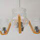 Mid-century Chandelier by Drevo humpolec,1970's.