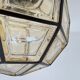 1 of 2 Limburg Glashütte glass ceiling lamp flush mount, 1970s